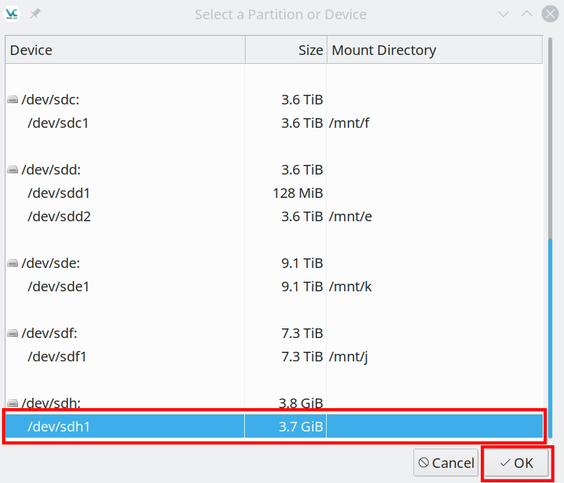 veracrypt encryption screen