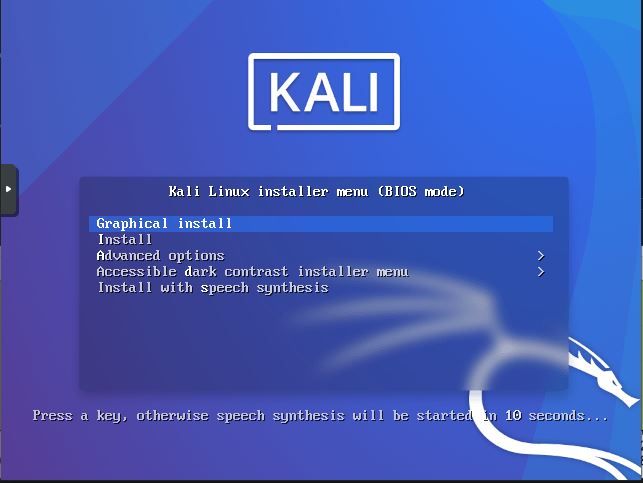 kali install screen