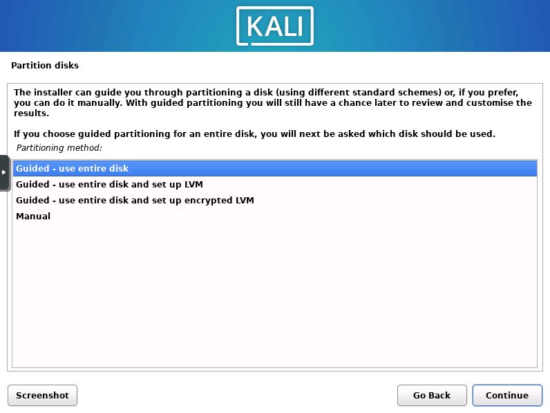 partition the disks