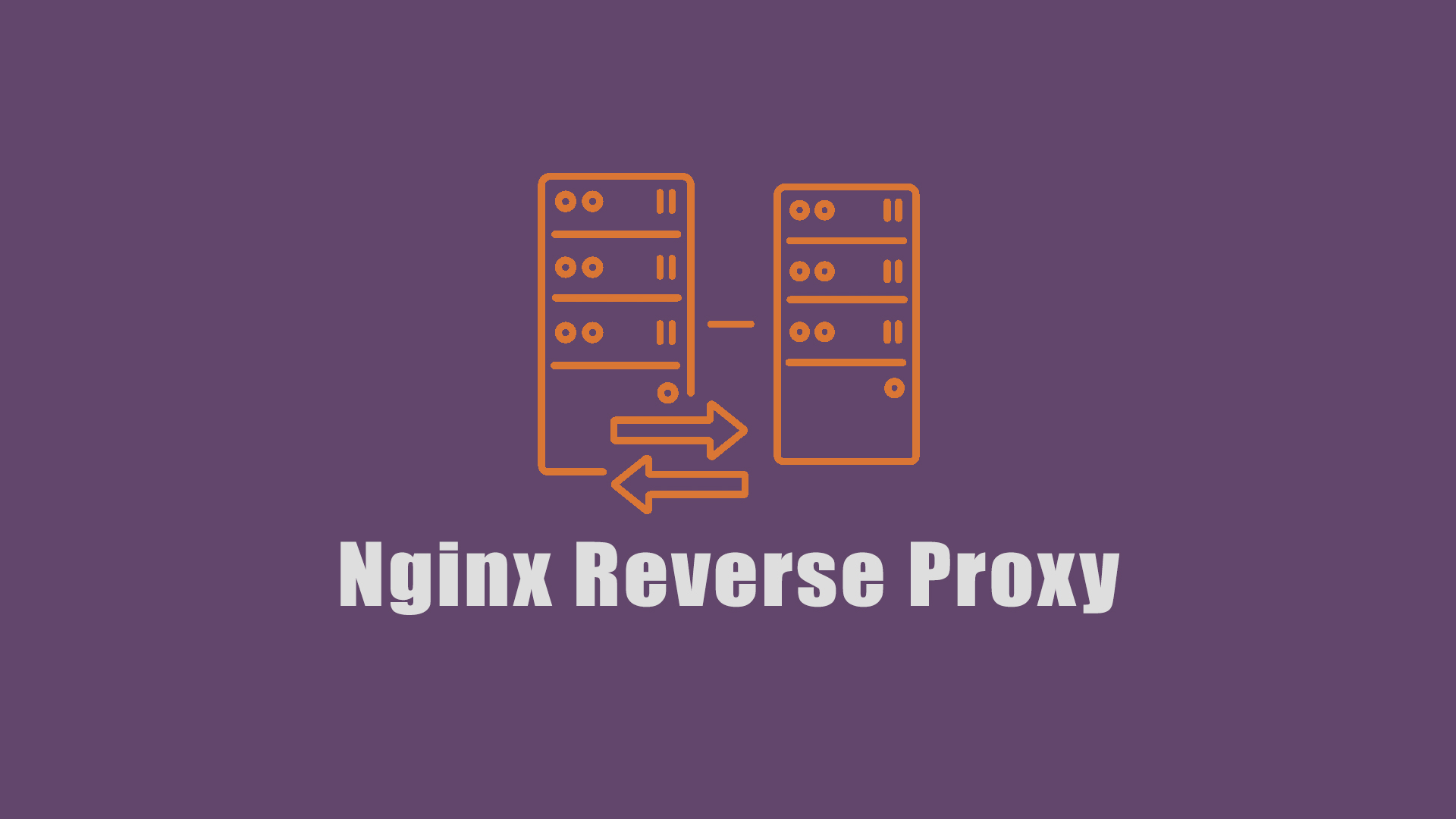 How to setup an Nginx reverse proxy server example